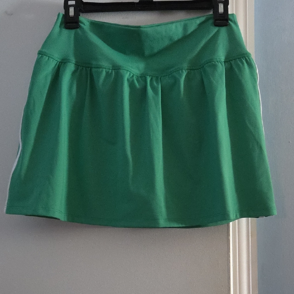 Chic Green Skater Skirt
